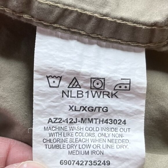 Wrangler Khaki Tan Beige Outdoor Fishing Hunting Work LS Shirt Pocket
Men’s Teen - Picture 7 of 8